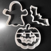 halloween cookie cutter tool biscuits bat pumpkin ghost 3d print model - Mito3D