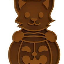 Halloween biscotto taglierina ragno goffratrice fantasma zucca pipistrello cranio gatto 3d print model - Mito3D