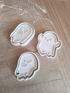 halloween cookie cutter set - ghosts baking 3d print model - Mito3D