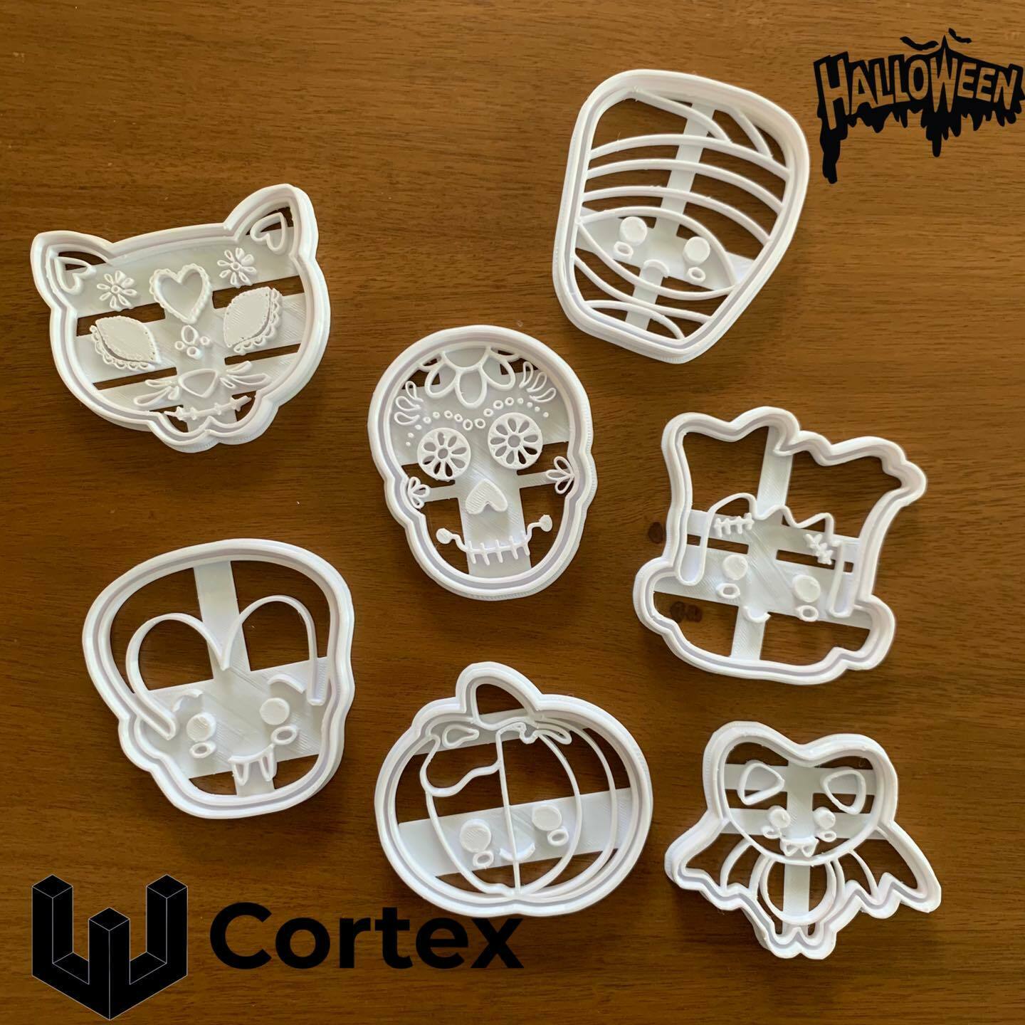 Halloween biscotto frese biscotti cortadores galleta cortantes galletas muffe parà 3D print model - Mito3D