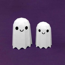 halloween cute ghost kids kid toy art sculp decoration 3d print model - Mito3D