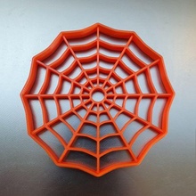 halloween cutter - spider web cookie cutting cookies 3d print model - Mito3D