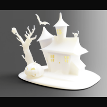 decorazione di halloween vari deco casa haunted gatto nero arte giocattolo zucca bat 3d print model - Mito3D