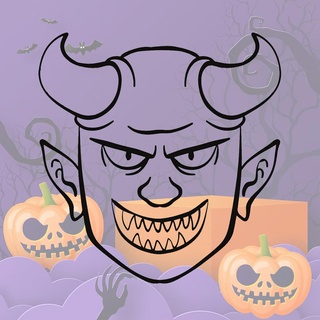 Halloween demone biscotto muffa halloweenxcults diavolo Satana cucina festa 3d print model - Mito3D
