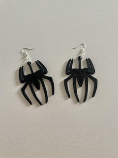 halloween earrings earring jewel spider pla 3d print model - Mito3D