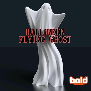 halloween flying ghost phantom decoration 3d print model - Mito3D