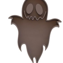 halloween ghost cookie cutter embosser pumpkin bat skull 3d print model - Mito3D