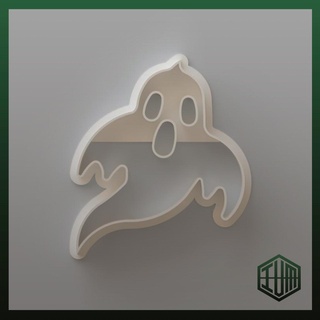 halloween ghost cookie cutter clay pumpkin bat witch 3d print model - Mito3D
