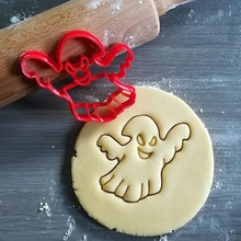 Halloween fantasma biscotto taglierina cottura Impasto forma cucina infornare biscotti speculoos 3d print model - Mito3D