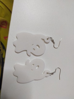 halloween ghost earrings ghost halloween jewel earrings  3d print model - Mito3D