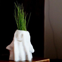 halloween ghost planter home decoration household 3d print model - Mito3D