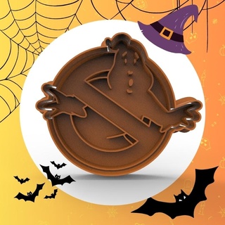 Halloween acchiappa fantasmi biscotto taglierina taglio biscotti 3d print model - Mito3D