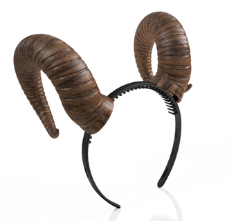 halloween headband balaca horns cosplay costume tiara october ears 3d print model - Mito3D