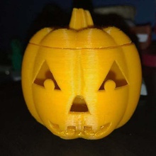 halloween jack-o-lantern a casa decoração jack o'lantern 3d print model - Mito3D