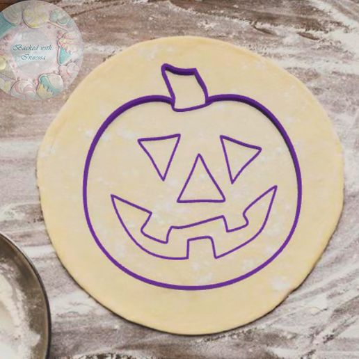 halloween jack lantern cookie cutter cutting masses cake cutters bakers stamps molds pumpkin creator 3D print model - Mito3D