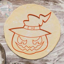 halloween jack lantern cookie cutter cutting masses cake cutters bakers stamps molds pumpkin creator 3d print model - Mito3D