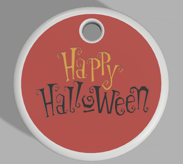 halloween key ring horror party 3d print model - Mito3D