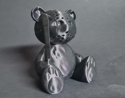 halloween killer teddy bear halloween bear teddy bear cute bear jason killer bear halloween bear  3d print model - Mito3D