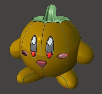Bruxas Kirby partes halloweenxcults terror bruxas abóbora topo stl melhor anime ventilador arte jogos jogabilidade 3d print model - Mito3D