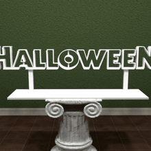 halloween logo art signs logos standing stand movie mike myers horror film free awesome 3dpicks 3d print 3d print model - Mito3D