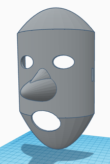 Halloween Maske Halloween Maske 3d print model - Mito3D