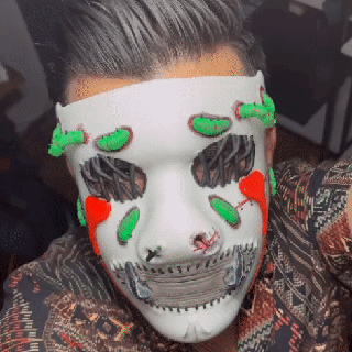 Halloween maschera halloweenxcults spaventoso 3d print model - Mito3D