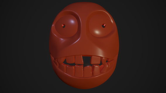 Halloween masque 2023 collection sinistre sourire visage soutenir cosplay effrayant mal stylisé 3d print model - Mito3D
