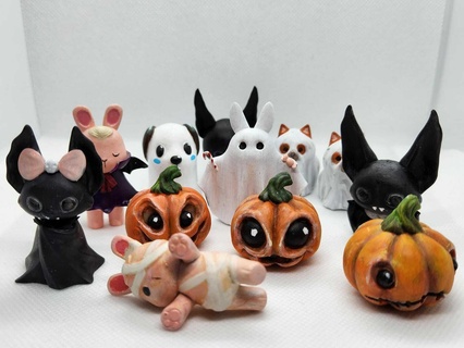 halloween pack Home decor 3d-printed figures seasonal decorations unique accents home office spooky designs ambiance high-quality figurines collectibles resin or fdm prints festive charming whimsical spirit embell 3d print model - Mito3D