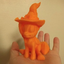 halloween pegasus Spiel einfach drucken halloween-Dekoration mylittlepony my little pony Einhorn 3d print model - Mito3D