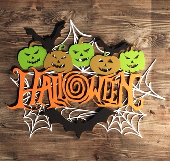halloween pendant pumpkins pumpkin trick treat october 31 mask costume spooky 3d print model - Mito3D