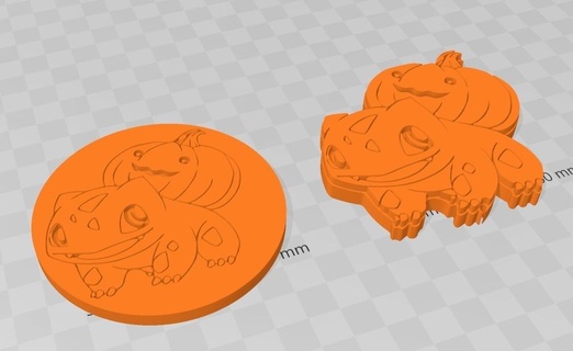 Halloween Pokémon Coaster bulbiser bulbasaur Pikachu verre 3d print model - Mito3D