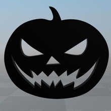 halloween pumpin divers logo l'aimant jouet 3d print model - Mito3D