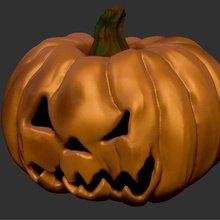 halloween pumpkin game horror toy 3d print model - Mito3D
