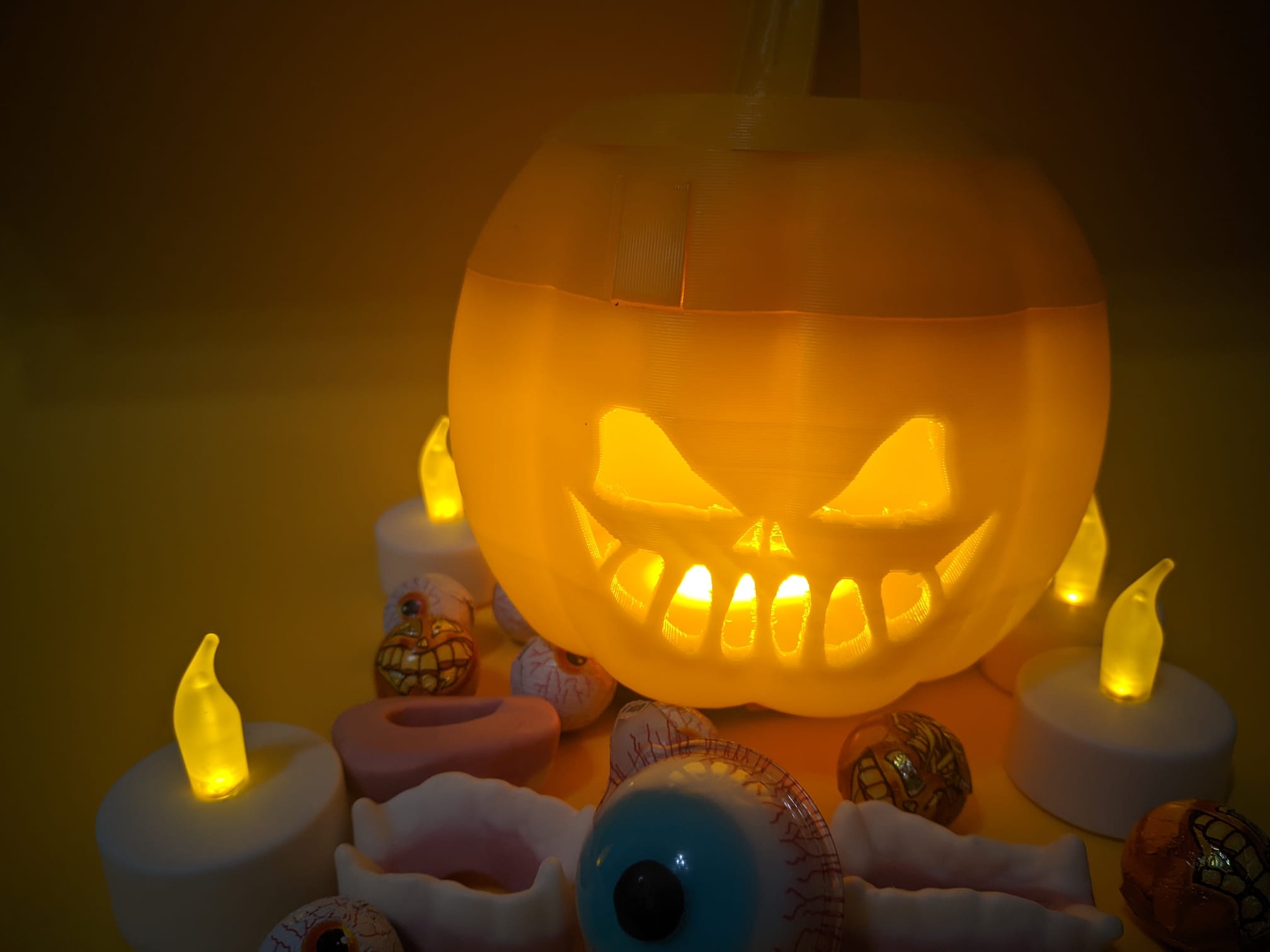 Halloween Kürbis 3D print model - Mito3D