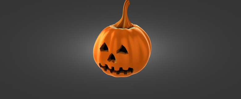 halloween pumpkin witch holiday piece interior 3d print model - Mito3D