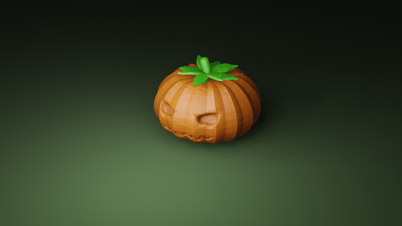 halloween pumpkin monster fear 3d print model - Mito3D