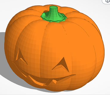 Halloween Kürbis Dekoration 3d print model - Mito3D