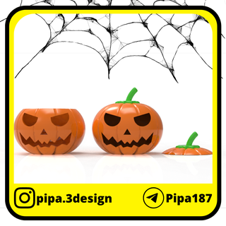 halloween pumpkin add battery operated candle light 3d print model - Mito3D