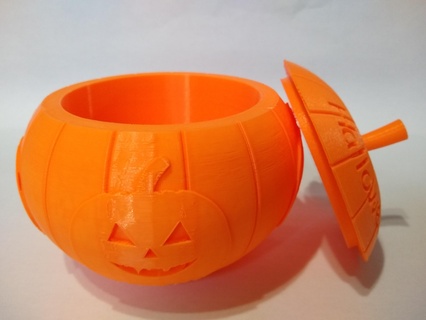 halloween pumpkin bowl 3d print model - Mito3D