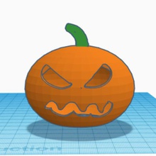 halloween pumpkin candle gadget haloween fright 3d print model - Mito3D