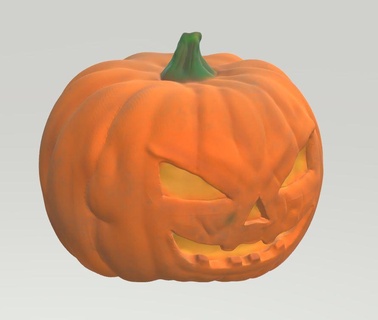 halloween pumpkin carving sculptures monster cool fun ghost 3d print model - Mito3D