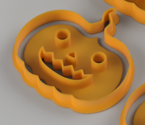 halloween pumpkin cookie cutter cookie cutter pumpkin halloween tool kitchen  3d print model - Mito3D