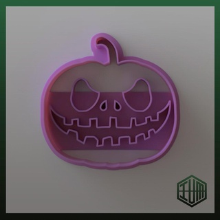 halloween pumpkin cookie cutter clay bat ghost witch 3d print model - Mito3D