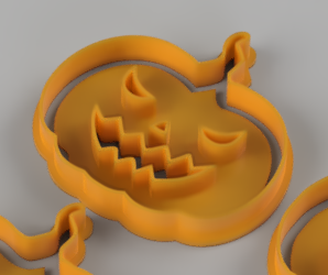 halloween pumpkin cookie cutter cookie cutter pumpkin halloween tool kitchen  3d print model - Mito3D