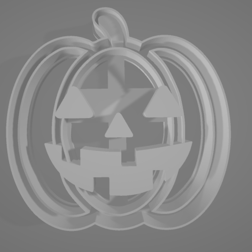 halloween pumpkin cookie cutter - cortador galletas calabaza cortantes cuttercookies 3D print model - Mito3D