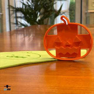 halloween pumpkin cookie cutter 2 3d print model - Mito3D