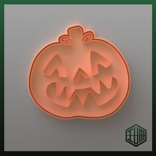 halloween pumpkin cookie cutters cutter clay bat ghost witch 3d print model - Mito3D