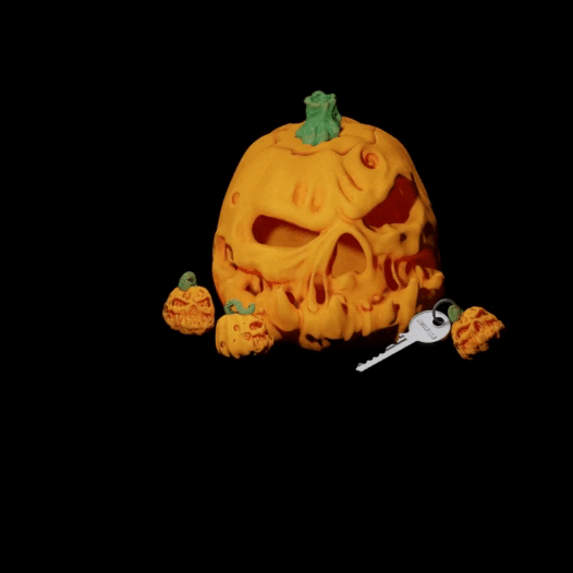 halloween pumpkin jack thing holder lightfire horror scary netflix candy 3D print model - Mito3D
