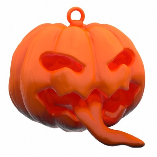 halloween pumpkin keychain 3D print model - Mito3D