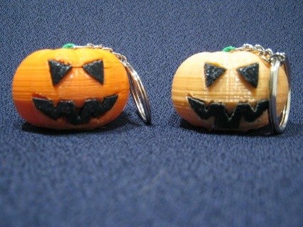 halloween pumpkin keychain keychain hallowen pumpkin hallowen pumpkin  3d print model - Mito3D